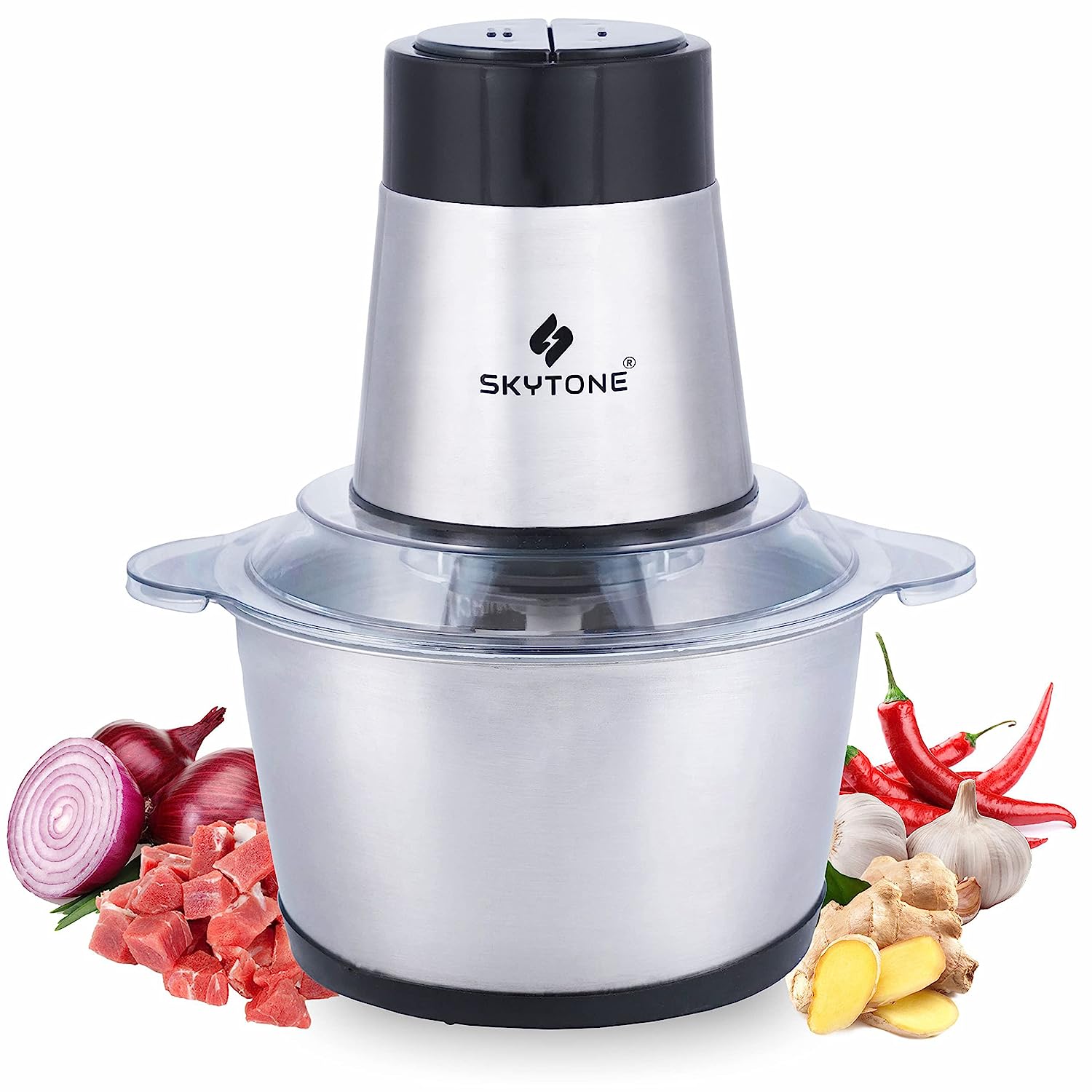 SKYTONE Stainless Steel Electric Meat Grinders with Bowl-Kitchen Tools-Stumbit Kitchen